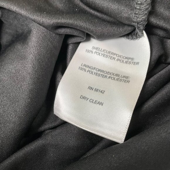 Maggy London Black Sequin Dress Size 12 US lined Classic cocktail NWT - Picture 6 of 11